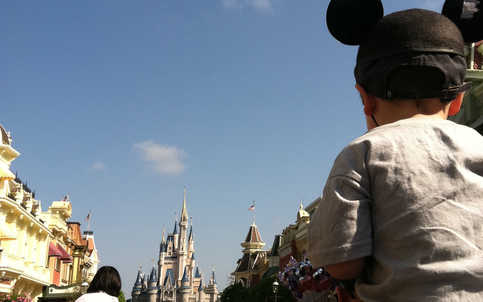 Child at Disney World